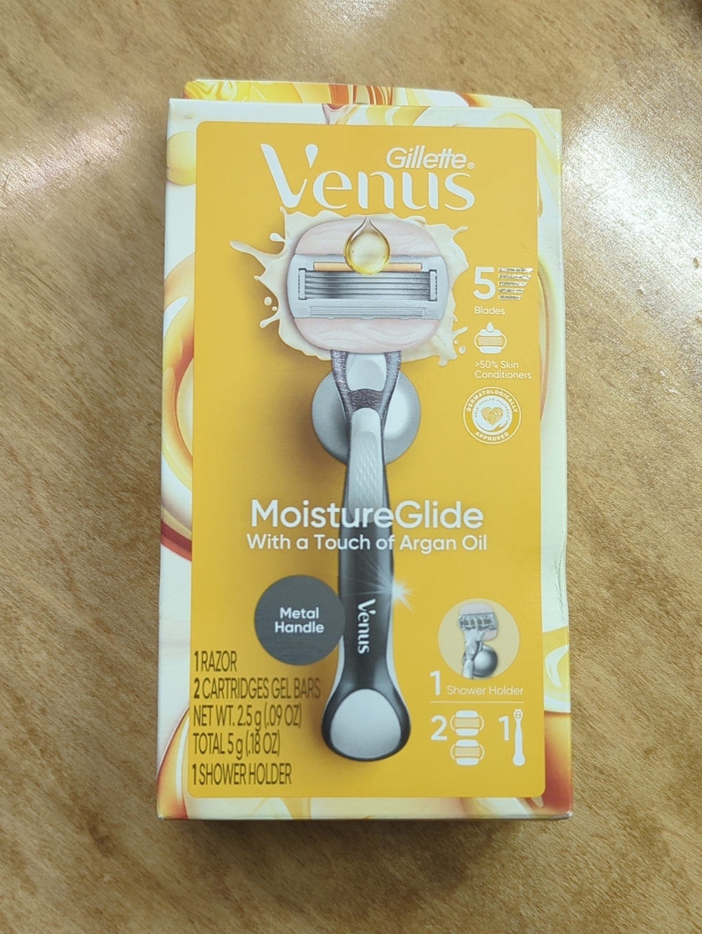 Gillette Venus MoistureGlide Razor -  with Argan Oil